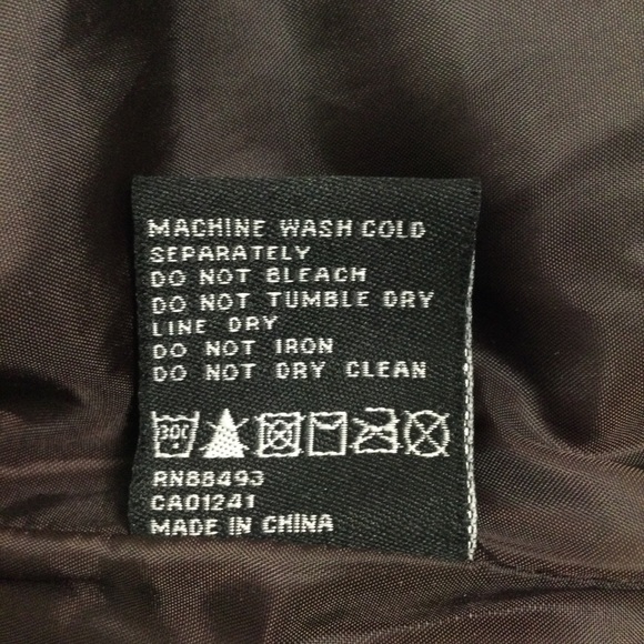 Large Women’s BLANC NOIR Brown Faux Leather Bomber Jacket with Texturized Deta… - Picture 13 of 15